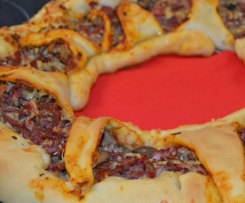 Pizzakranz à la quattro stagioni