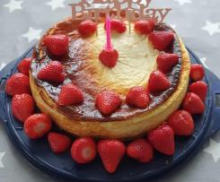 Glücksmixer schneller proteinreicher Käsekuchen