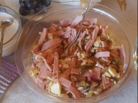 Schweizer Wurstsalat