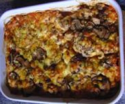 Variation von Hähnchen - Nudelauflauf