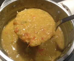 Linsen-Kokos-Curry-Suppe (vegan) - alte Version