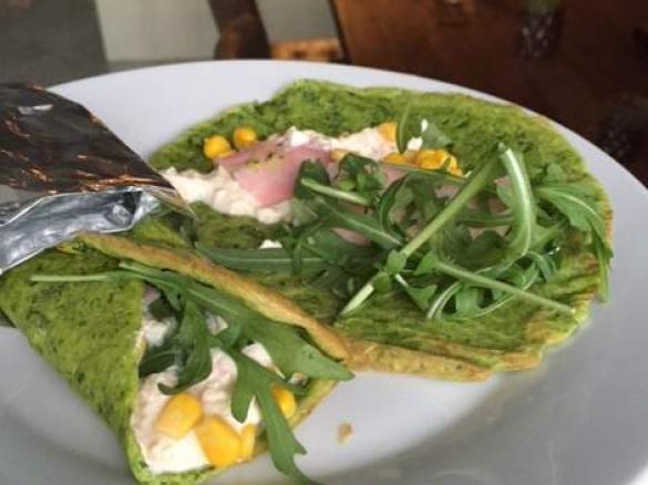 frische Rucola Wraps