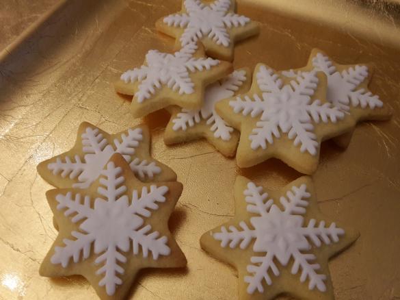 Schneeflocken-Plätzchen