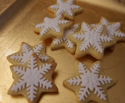Schneeflocken-Plätzchen