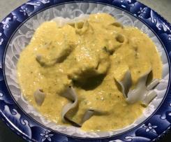 Schnelle Kürbis-Zucchini-Sauce zu Nudeln