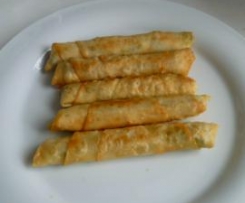 Cigarre Börek - Petersilie-Schafskäse-Rollen
