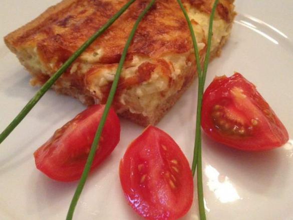 Vegetarischer Zwiebelkuchen