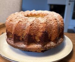 Nuß-Nougat Marmorkuchen