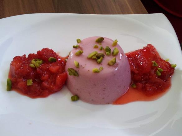 Erdbeer-Panna Cotta