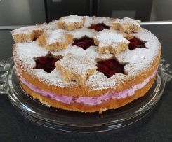Käsesahne-Torte Wintervariante