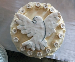 Erdbeer-Vanille-Torte Kommunionstorte Tauftorte