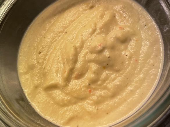 Mandel-Knoblauch Fonduesauce