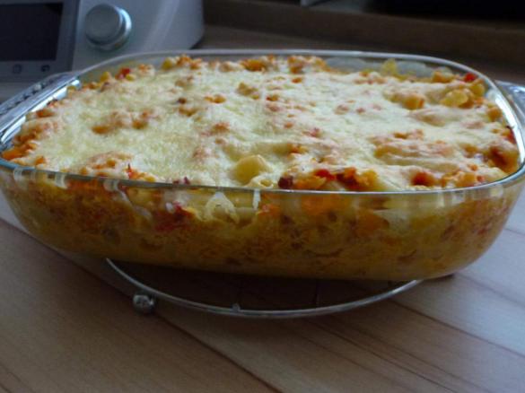 bunter Nudelauflauf ruck zuck