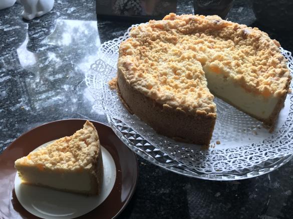 Bester Käsekuchen mit Streusel