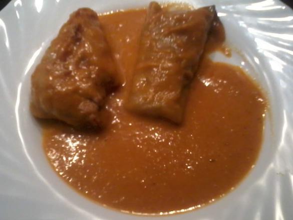 Krautwickel  / Kohlrouladen im Ofen gegart