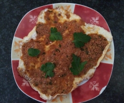 Türkische Pizza Lahmacun