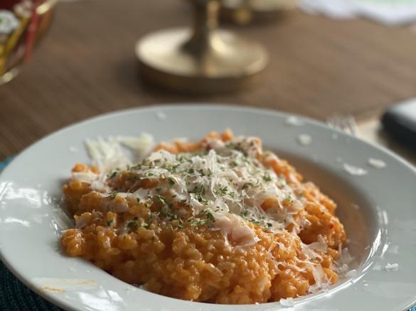 Risotto mit Flusskrebsen