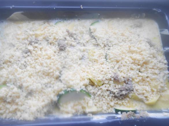 Zucchini-Kartoffel-Hack-Auflauf