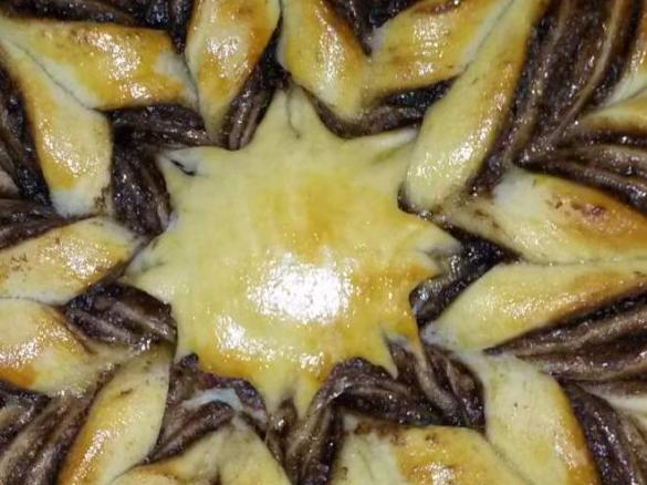 Nutella Blumenbrioche