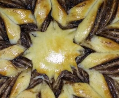 Nutella Blumenbrioche