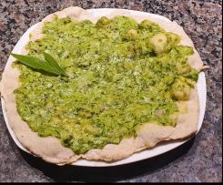 Bärlauch Flammkuchen