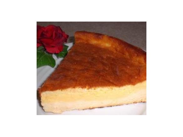 Quarkkuchen mit Eierschecke ohne Boden