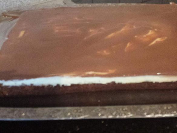 Mohnkuchen auf dem Blech