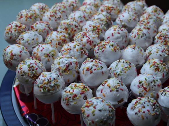 Lolly pop cakes, Donuts aus dem Cake Maker