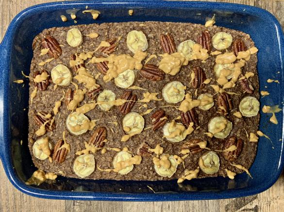 Oatmeal / Haferfrühstück aus dem Ofen / vegan