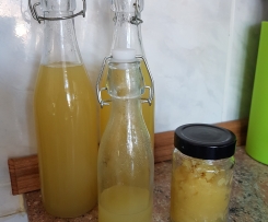 Ingwersirup (nicht so süß)