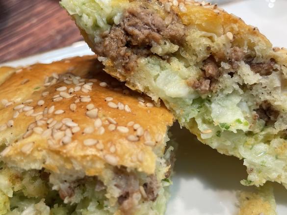 Weißkohl-Hackfleisch-Blechkuchen