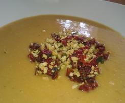 Vegetarische und  fantastische Linsensuppe
