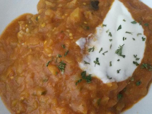 Schnelles Auberginen-Curry