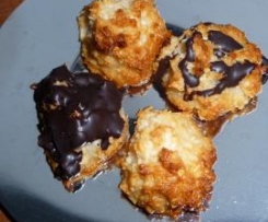 Kokosmakronen superschnell, kross und saftig