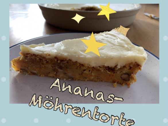 Ananas-Möhrentorte