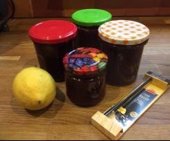 Kirschmarmelade mit Zitrone und Vanille