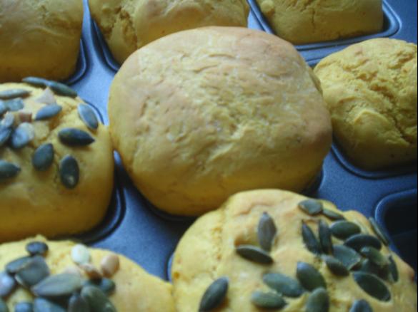 Kürbisbrötchen