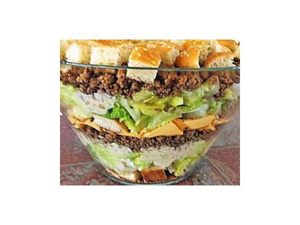 Party Burger: Big Mac Salat
