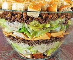Party Burger: Big Mac Salat