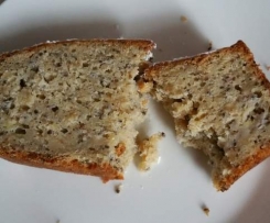 Chia-Bananenkuchen mit Haferflocken