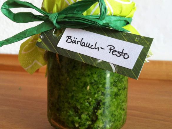Bärlauchpesto mit Cashewnüssen