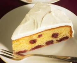 Kirschkuchen mit Crème-fraîche-Guss