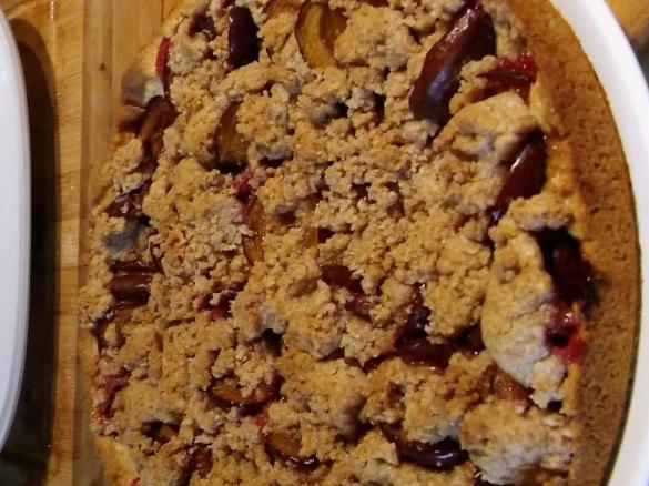 Zwetschgen-Kuchen mit Zimtstreuseln