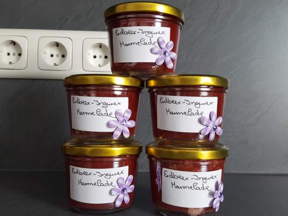 Erdbeer-Ingwer Marmelade