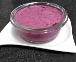 Quark mit Brombeeren ( Low Carb )