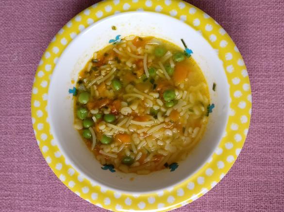 Gemüse-Nudelsuppe Ruckzuck