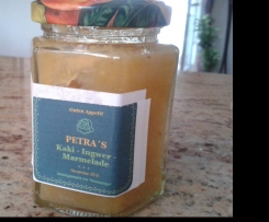 Kaki-Ingwer-Marmelade