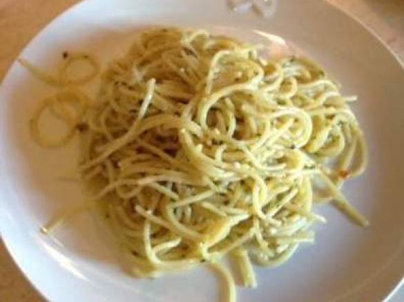 Spaghetti mit Ingwer