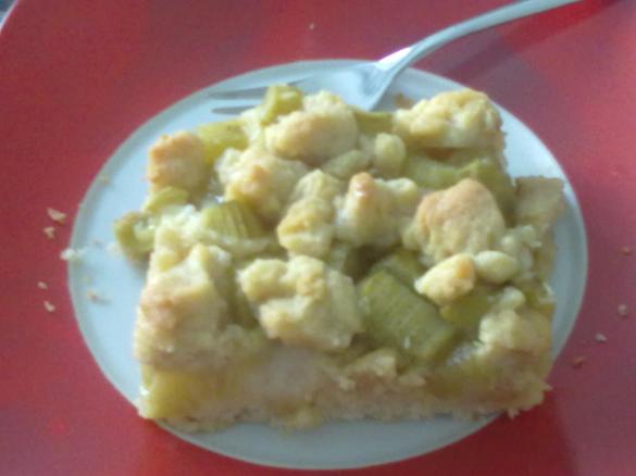 Rhabarber-Hefe-Kuchen