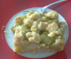 Rhabarber-Hefe-Kuchen